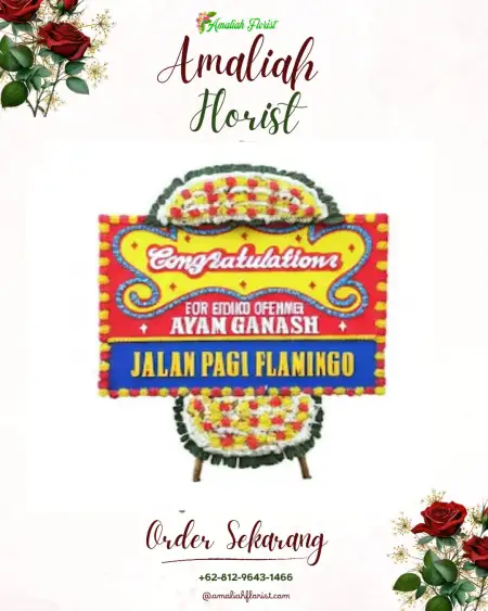 Sewa Papan Bunga Borme