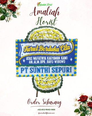 Papan Bunga Duka di Borme