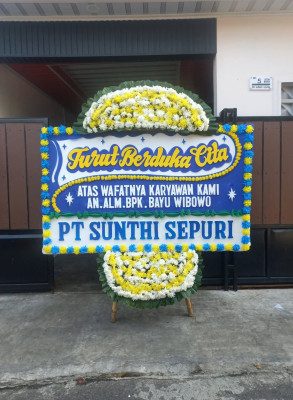 Papan Bunga Duka di Borme