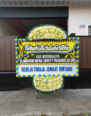 Papan Bunga Duka di Borme